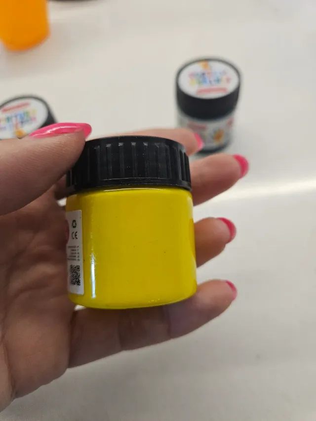 5 botes pintura dedos Starplast