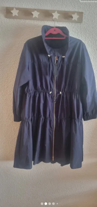 Gabardina Purificación García azul