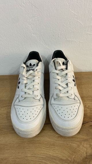 Zapatillas Adidas Forum Bold Blancas y Negras