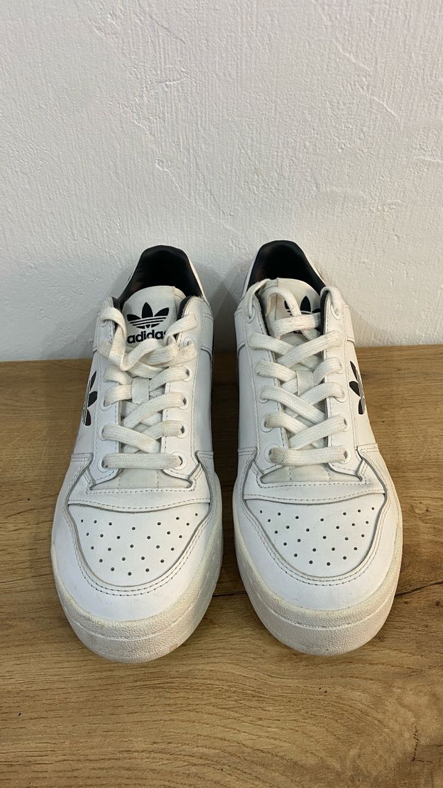 Zapatillas Adidas Forum Bold Blancas y Negras