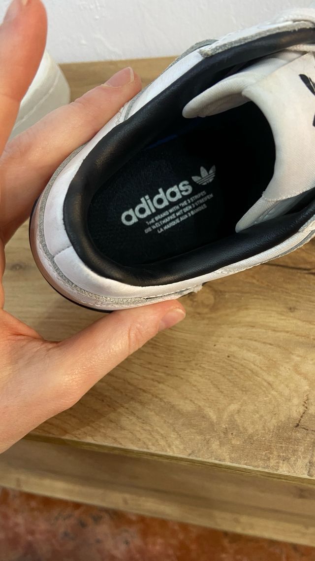 Zapatillas Adidas Forum Bold Blancas y Negras