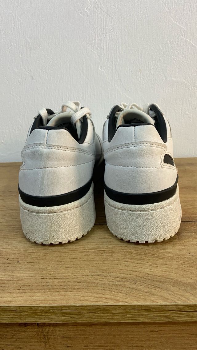 Zapatillas Adidas Forum Bold Blancas y Negras