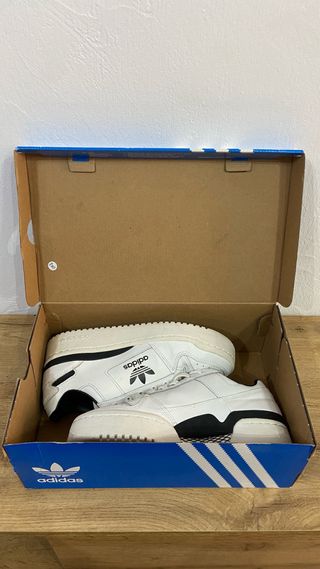 Zapatillas Adidas Forum Bold Blancas y Negras