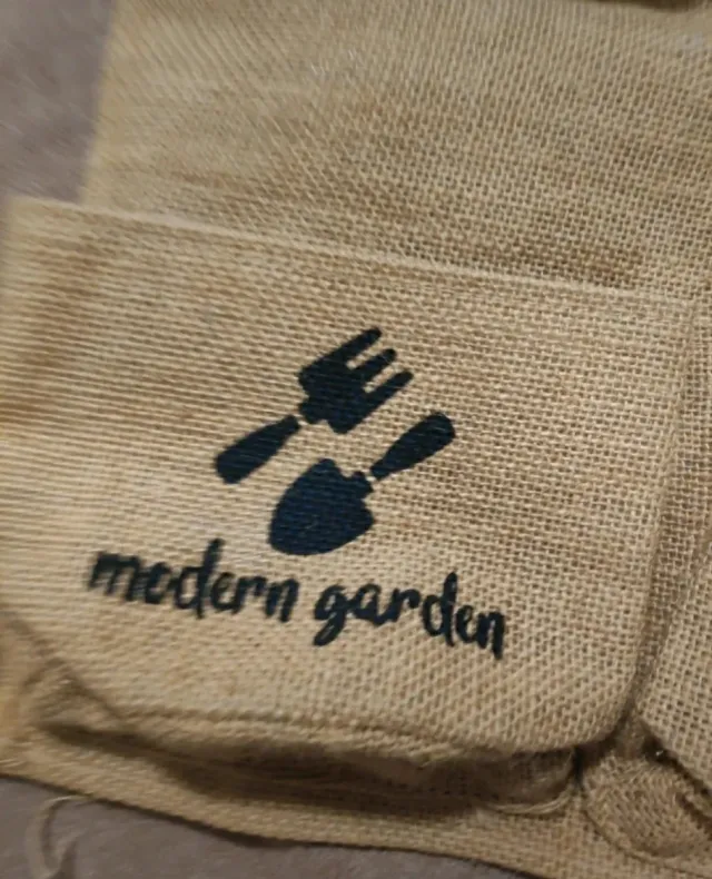 Organizador de herramientas de jardín de yute