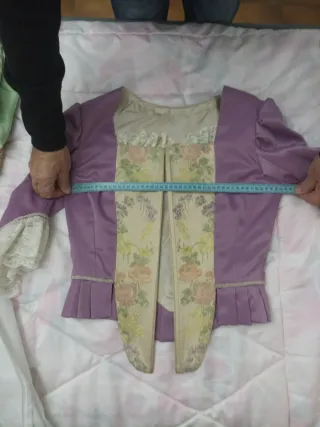 Traje Fallera T40/42 con 2 corpiños y zapatos