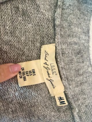 Jersey gris de punto