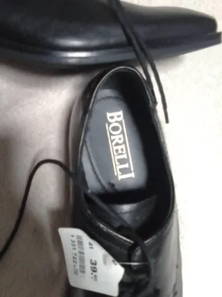 Zapatos de vestir Borelli negros talla 41