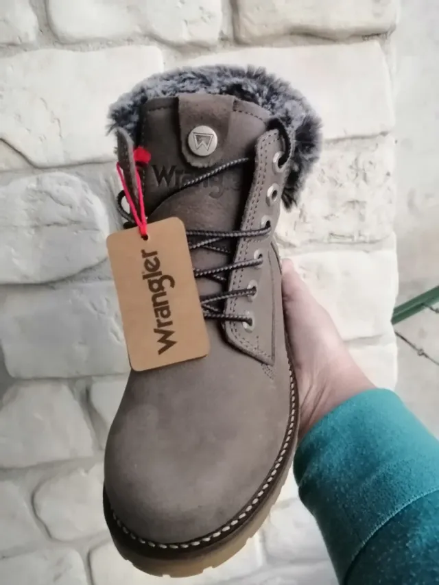 Stivaletti donna marrone/grigio