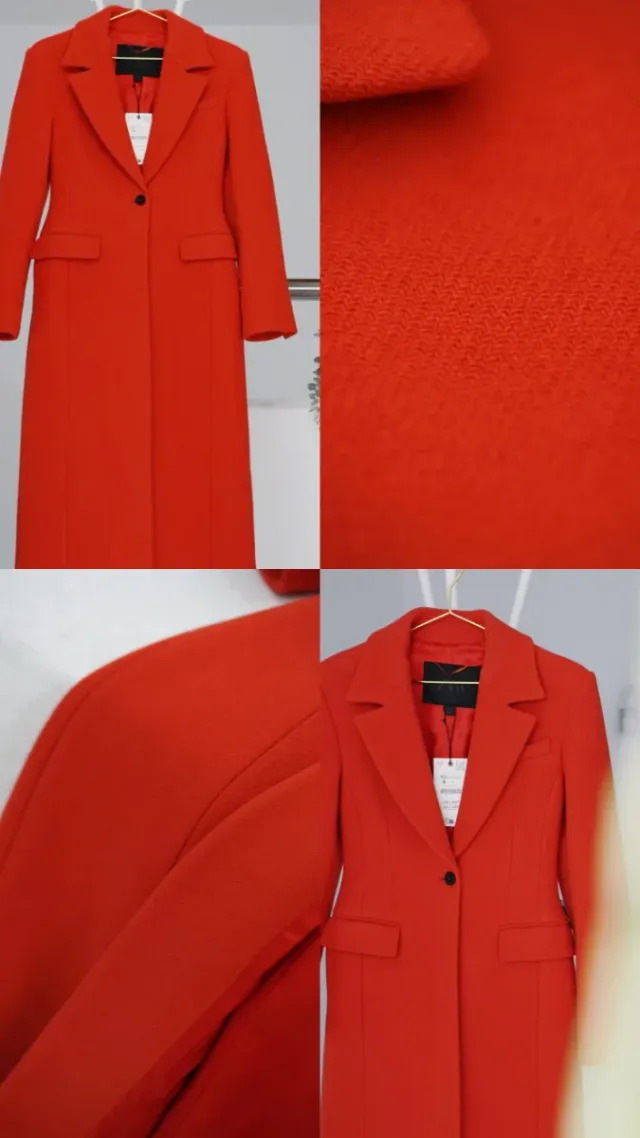 Abrigo Manteco largo % lana Zara