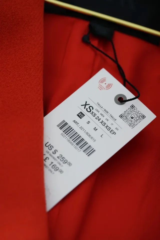 Abrigo Manteco largo % lana Zara