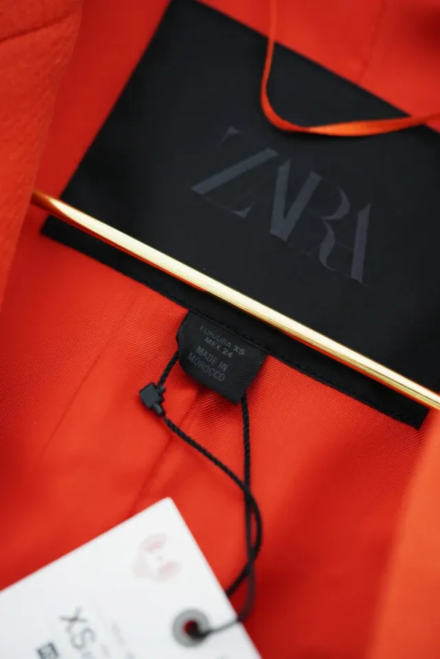 Abrigo Manteco largo % lana Zara