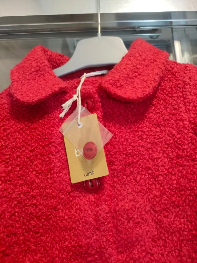 Abrigo niña 18 meses rojo