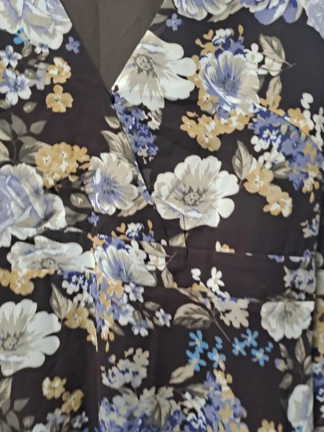 Vestido floral marrón talla XL
