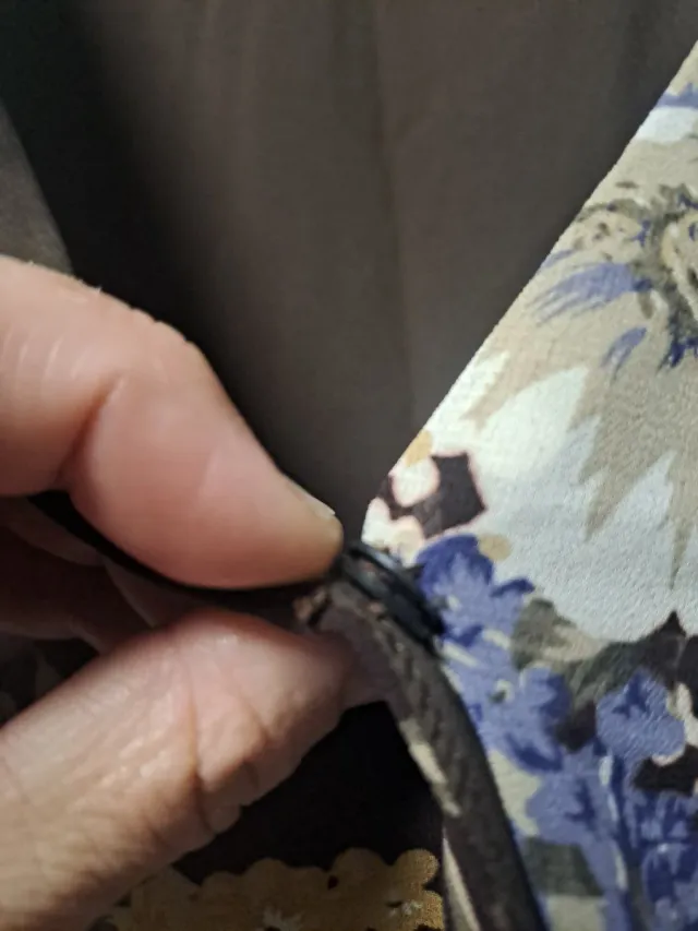 Vestido floral marrón talla XL