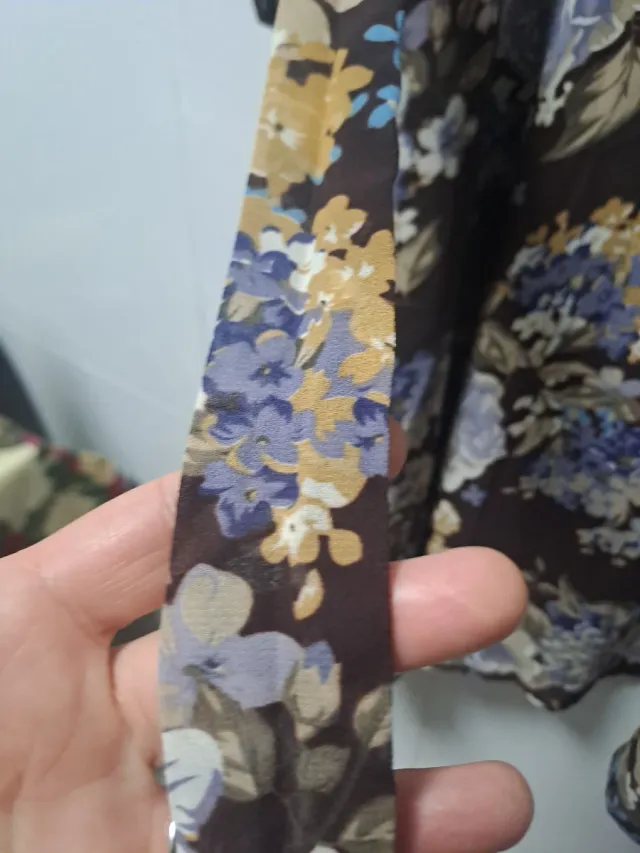 Vestido floral marrón talla XL