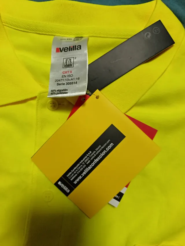 Polo de trabajo manga larga