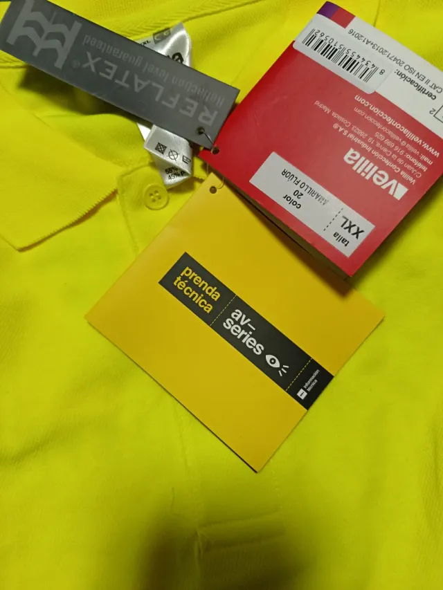 Polo de trabajo manga larga