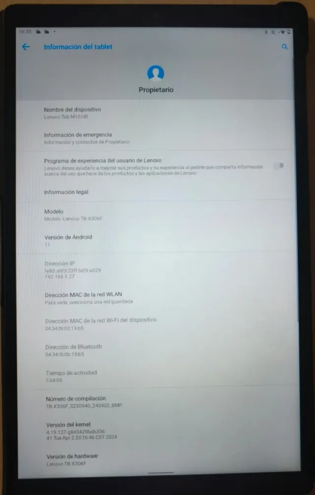 Tablet Lenovo M10 HD