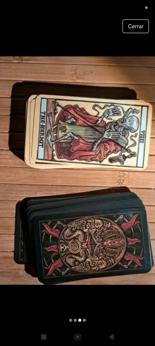 Cartas Tarot Guillermo del Toro