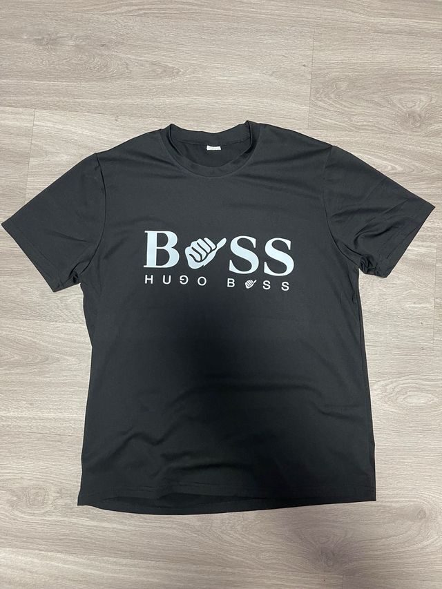 Camiseta Hugo Boss Negra