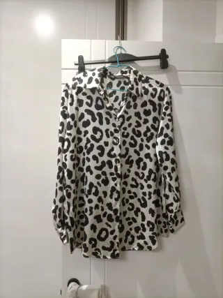 Camisa Zara Animal Print
