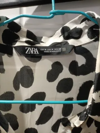 Camisa Zara Animal Print