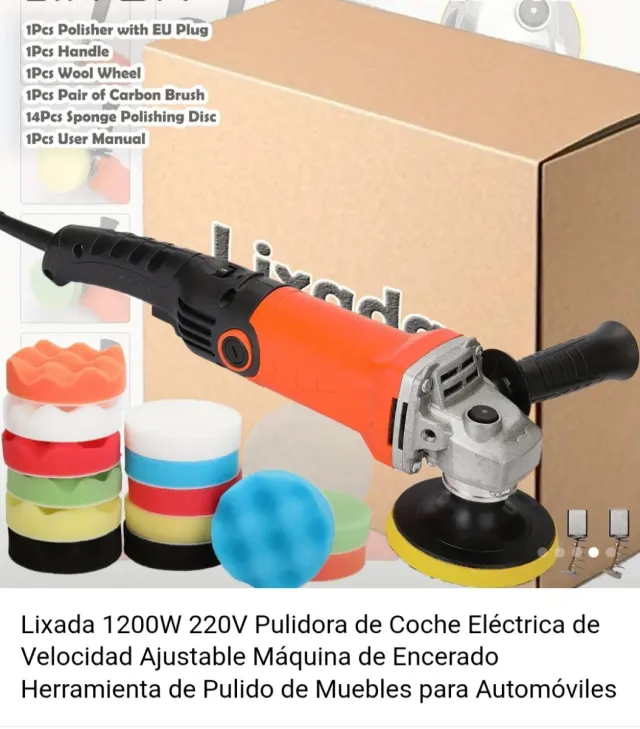 Lixada Pulidora Coche 1200W 220V