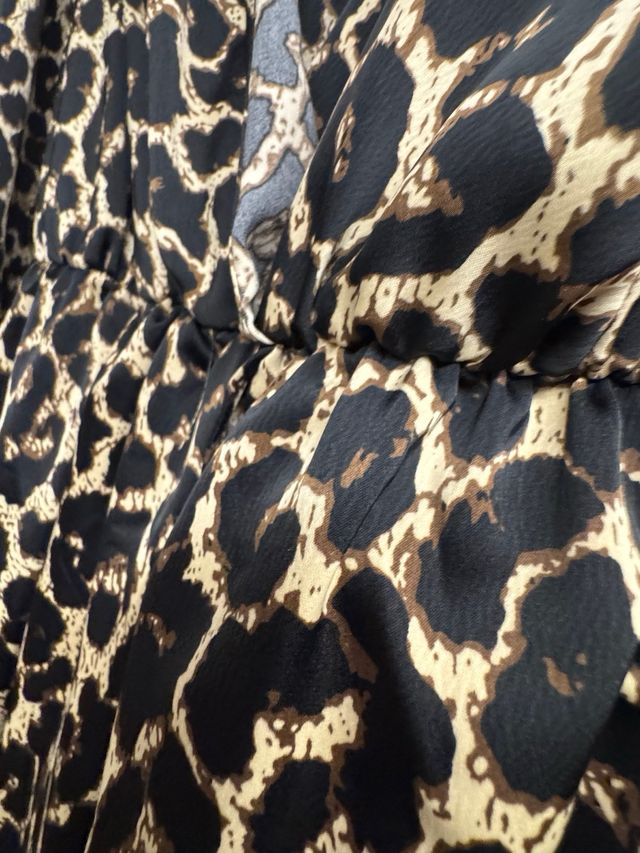 Vestido estampado leopardo