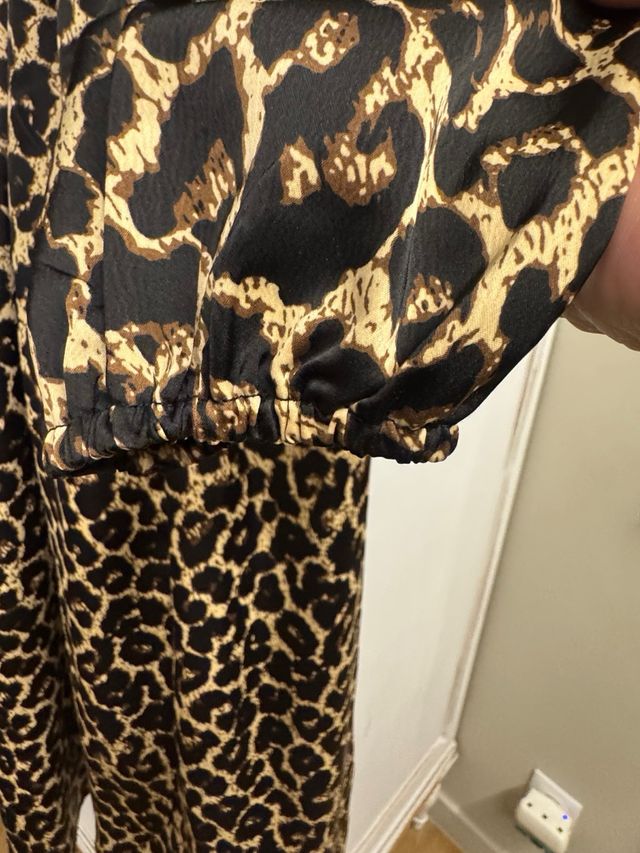Vestido estampado leopardo