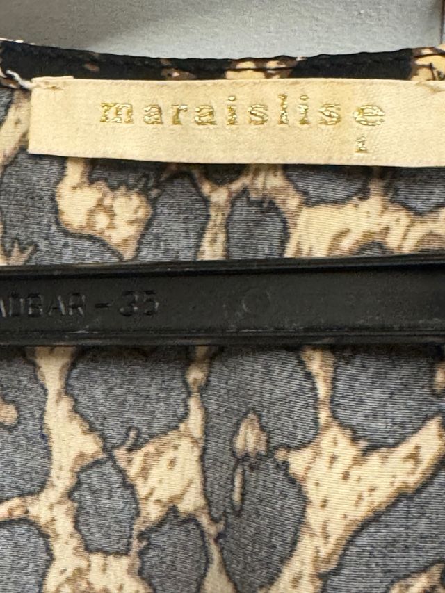 Vestido estampado leopardo