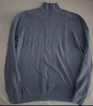 Jersey cuello alto Lawrence gris azulado