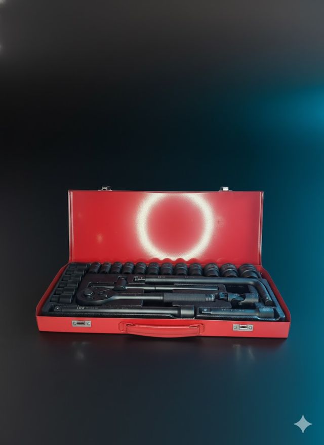 Maletín Herramientas TBW (vasos de 6 puntas)