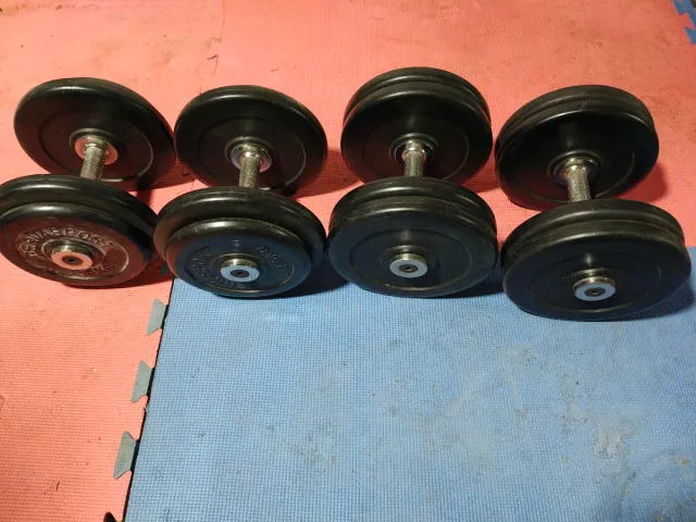 MANCUERNAS DISCOS GOMA 72KG