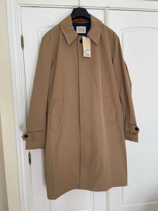 Gabardina Scotch & Soda con detalles cuero pvp 230