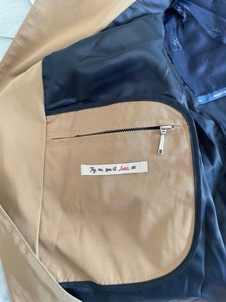 Gabardina Scotch & Soda con detalles cuero pvp 230