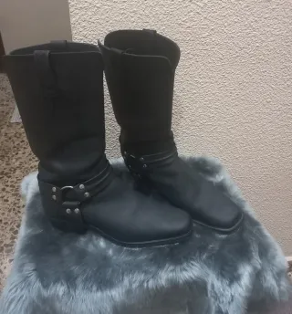 Botas de Piel Joe Sanchez Hombre.( Moto)