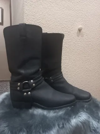Botas de Piel Joe Sanchez Hombre.( Moto)