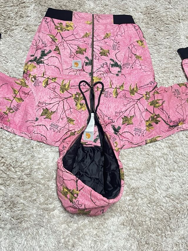 Hooded Zip Up Camo Jacket Carhartt x Realtree Pink