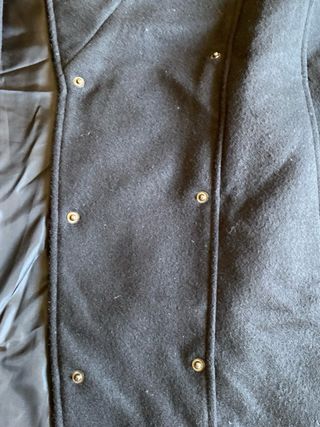 Abrigo Mango Negro Talla S