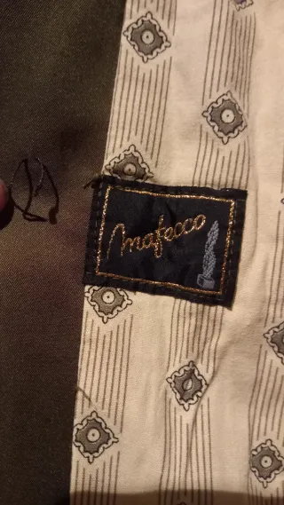 Gabardina larga hombre verde oliva