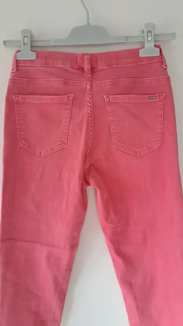 Pantalón vaquero niña coral talla 11-12