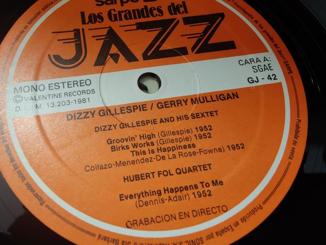 Vinilo Los Grandes del Jazz - Dizzy Gillespie