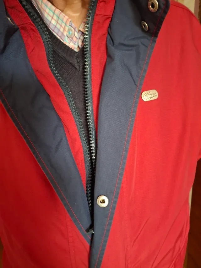 Cazadora Lacoste Hombre Roja