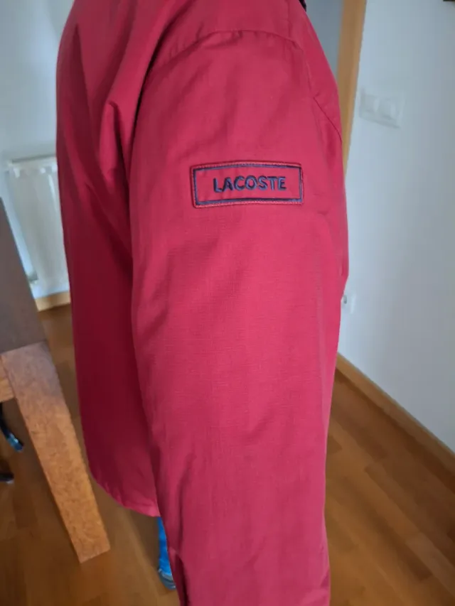 Cazadora Lacoste Hombre Roja