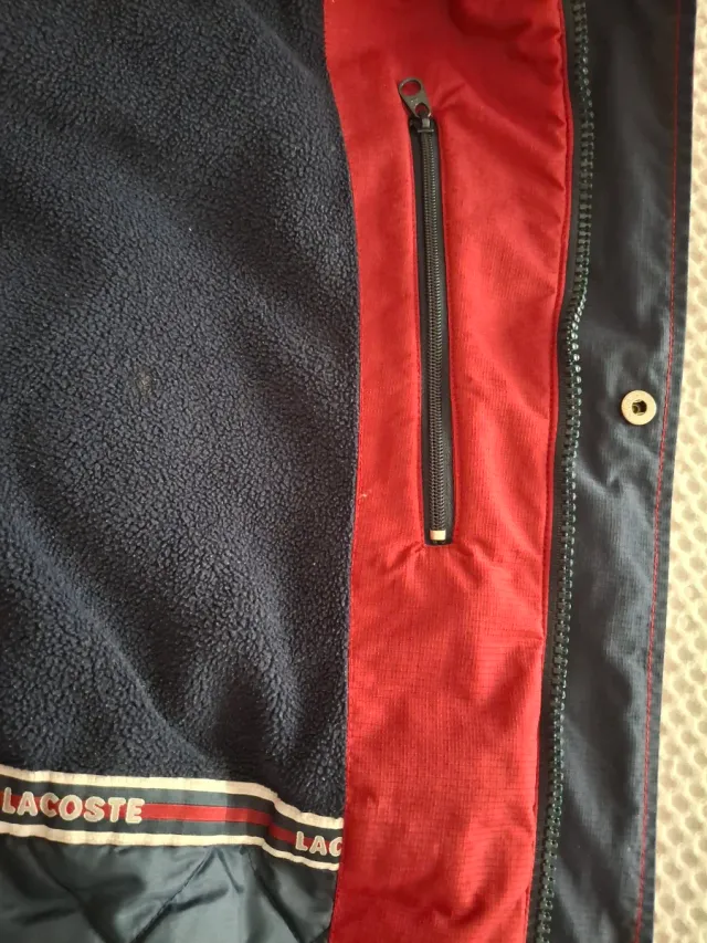 Cazadora Lacoste Hombre Roja