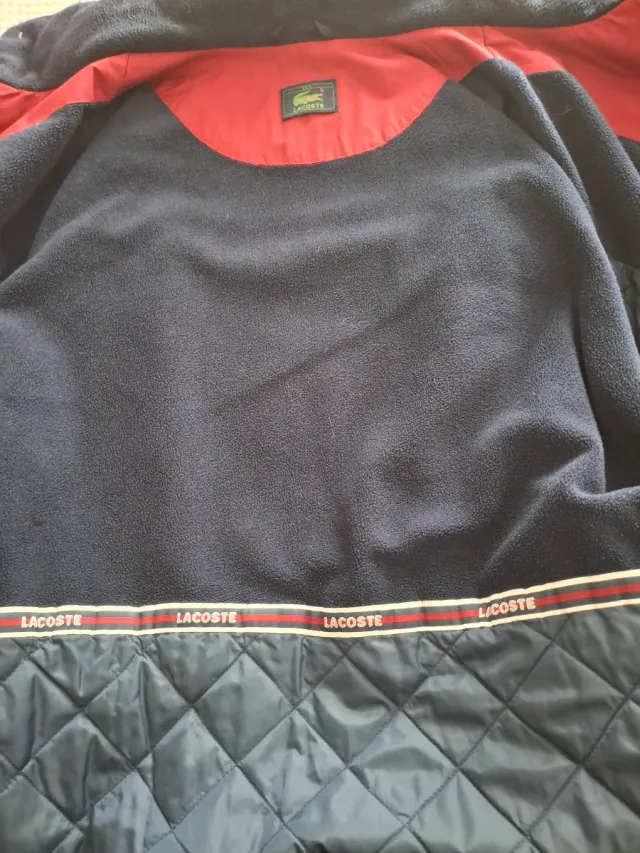 Cazadora Lacoste Hombre Roja