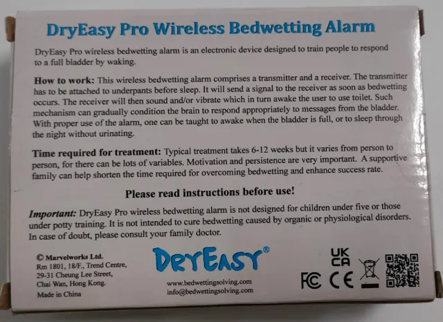 Alarma orina nocturna