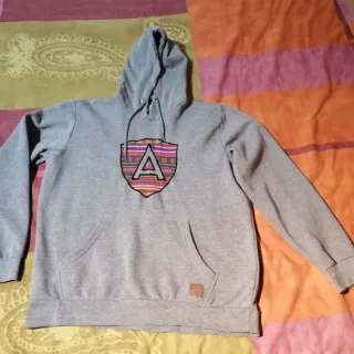 Sudadera Álvaro Moreno Gris con Logo