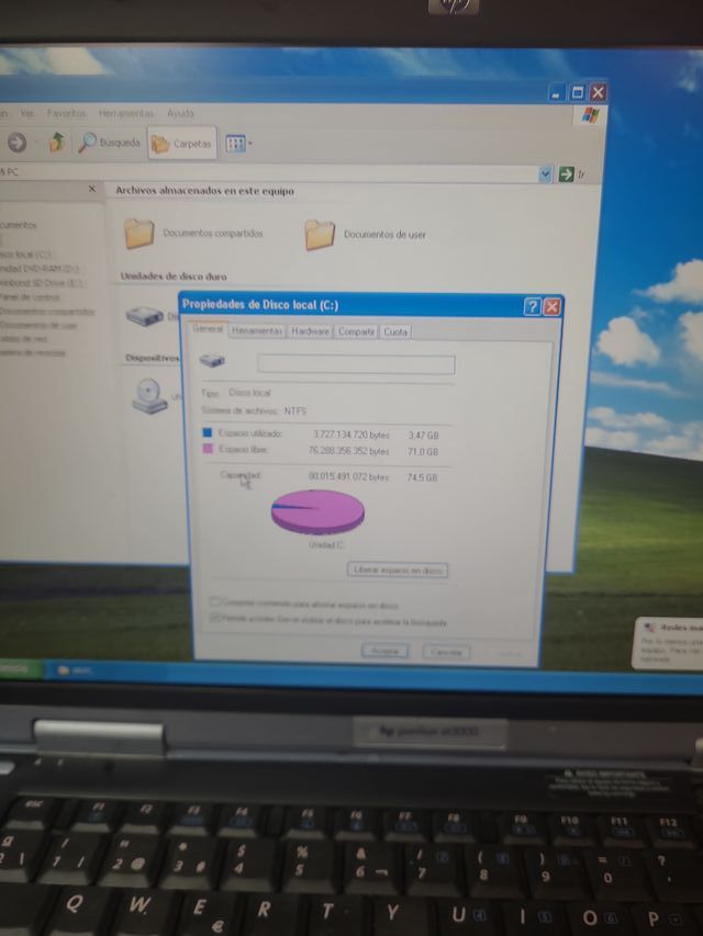 HP Pavilion ZT3000 - Reliquia