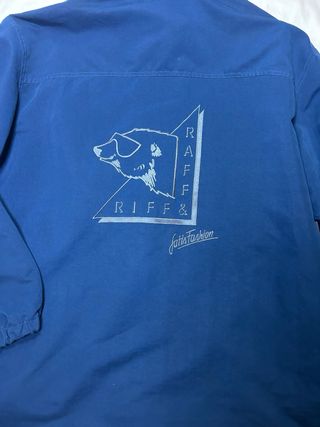 Giacca vintage uomo blu taglia XL